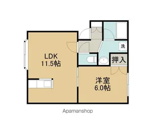 フォレストハイムⅡ【202号室】の間取り