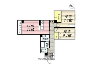 パンクサワーⅠ【2階】の間取り