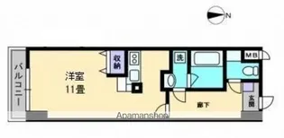 AXⅠS空港通【507号室】の間取り