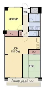 ベルヴュー春日【5階】の間取り