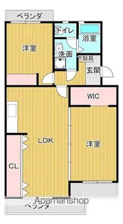 サンパーラ松本【2階】の間取り