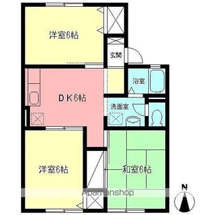 コウジィーコート【101号室】の間取り