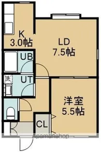 MSプロフマーレ【202号室】の間取り