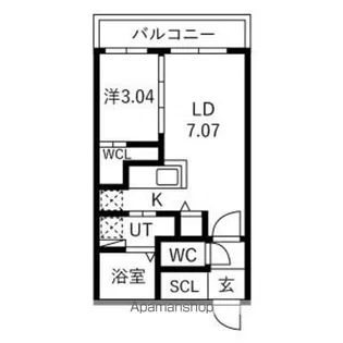 CONFIA KITA21JYO(コンフィア北21条)【205号室】の間取り
