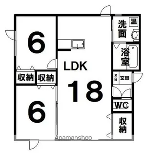 ふるーる【2階】の間取り