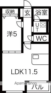 フレシールⅠ【2階】の間取り