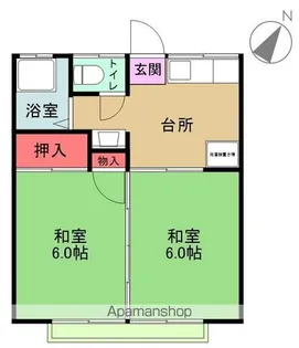 マリンハイツ【205号室】の間取り