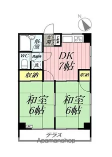 コスモハイツ【101号室】の間取り