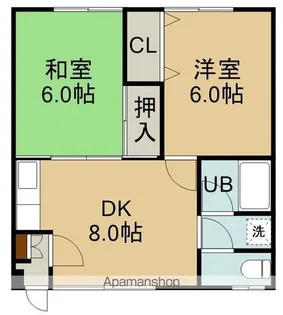 サニーハイツ【302号室】の間取り