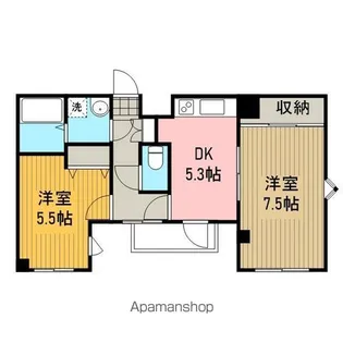 ジュネパレス松戸第22【6階】の間取り