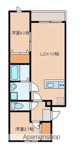 JFコート博多【1階】の間取り