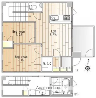 WHITE219【1階】の間取り