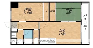 エスペラント【4階】の間取り
