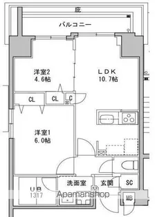 SーRESIDENCE押上CLAIR【8階】の間取り