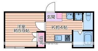 メゾン クレリア【1階】の間取り