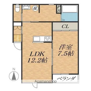 TOWN西5南17ベリーⅡA【1階】の間取り