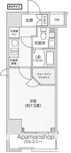 レジディア笹塚Ⅱ【11階】の間取り