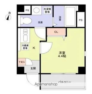 ブルーライトヨコハマ【4階】の間取り