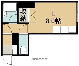 ハイツたかし【302号室】の間取り
