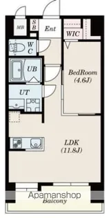 SーRESIDENCE六ツ門ABREASTⅠ【14階】の間取り