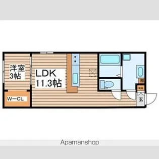 Amirl Premier Heian-dori【2階】の間取り