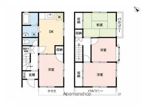 ベアフルート東林間【1階】の間取り
