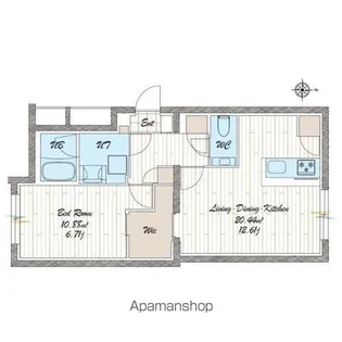 quador noie 池下【3階】の間取り