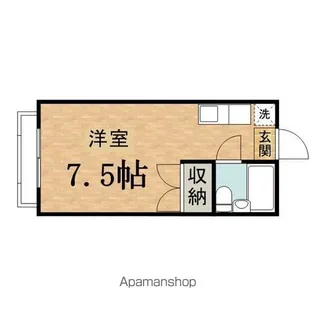 ハイツよしなか【2階】の間取り
