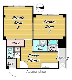 大成マンション【3階】の間取り