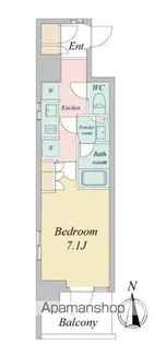 ドゥーエ三ノ輪Ⅱ【4階】の間取り