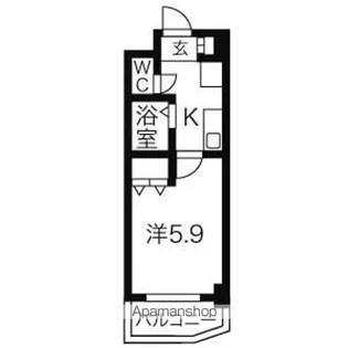 びいⅠ千種【306号室】の間取り