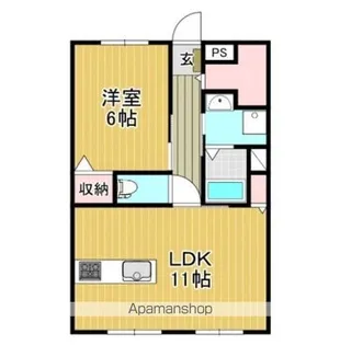 KGマンション富士見【103号室号室】の間取り