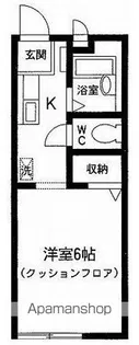 CASA VIOLA Ⅰ【107号室】の間取り