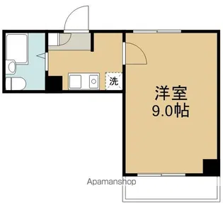 クレセント土樋【3階】の間取り