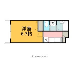 クレール淵野辺【103号室】の間取り