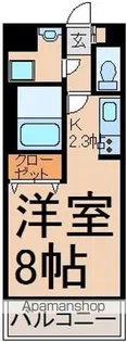 YKグリーンハイツ【105号室】の間取り
