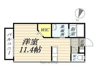 アイコーポ鎌倉台Ⅱ【1階】の間取り