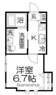 CASA.KELLY【2階】の間取り
