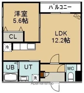 INFINITY松陰町(インフィニティマツカゲチョウ)【101号室】の間取り