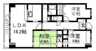 エクシード八千代中央【3階】の間取り