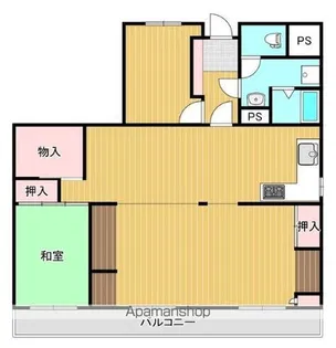 第2マンション菜園【9階】の間取り