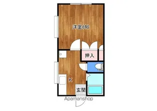 アミティ【201号室】の間取り