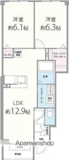 グランドゥール楓【1階】の間取り