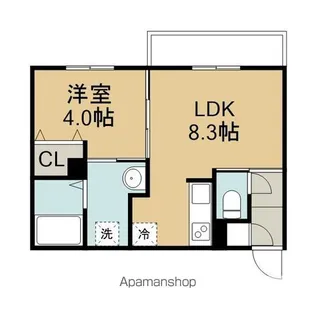 エクセル黄金北【207号室】の間取り