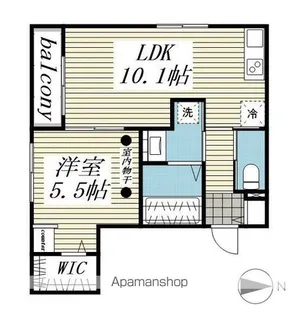 カルムカーサ高円寺【1階】の間取り