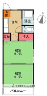 サカイコーポ【203号室】の間取り