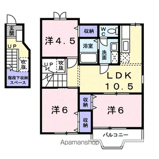 メゾン ド ケイ A【2階】の間取り