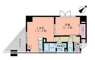 ルーチェ茗荷谷【6階】の間取り