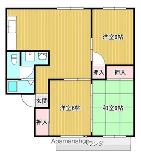 ルミエール77【2階】の間取り