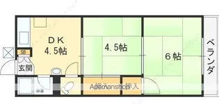 三宝マンション【208号室】の間取り